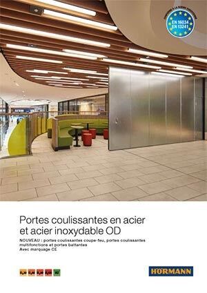 Portes coulissantes en acier et acier inoxydable OD