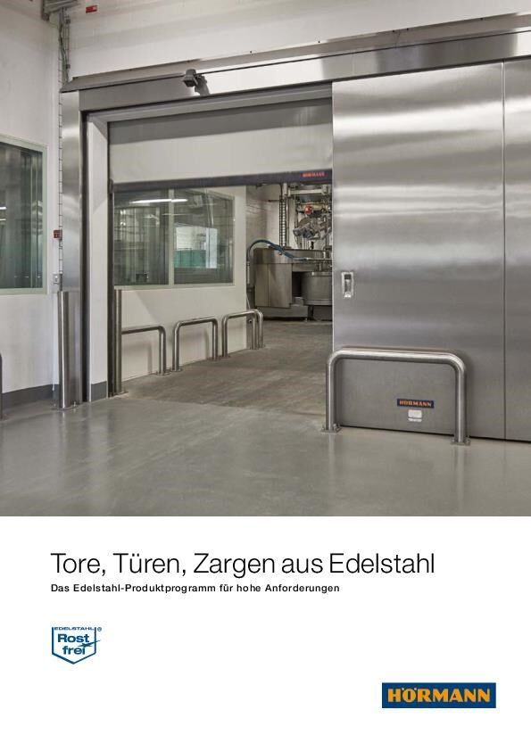 Tore, Türen, Zargen aus Edelstahl
