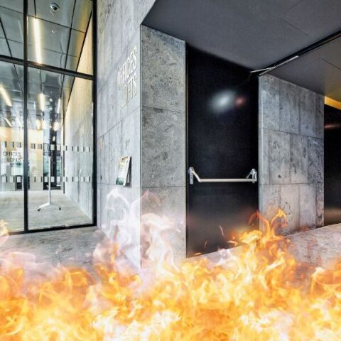 Interview: Incendie généralisé: les portes coupe-feu y résistent