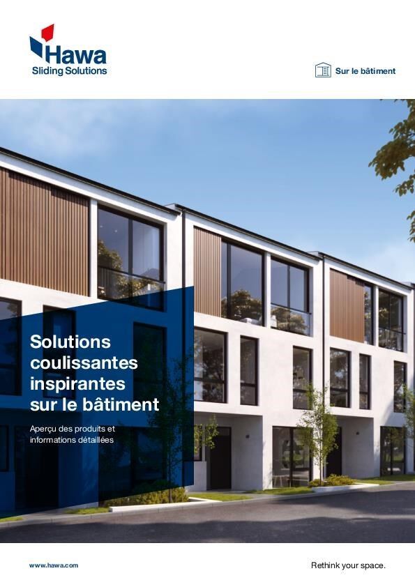 Solutions coulissantes sur le bâtiment
