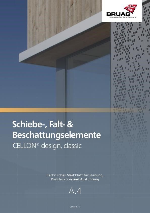 Schiebe-, Falt- und Beschattungselemente