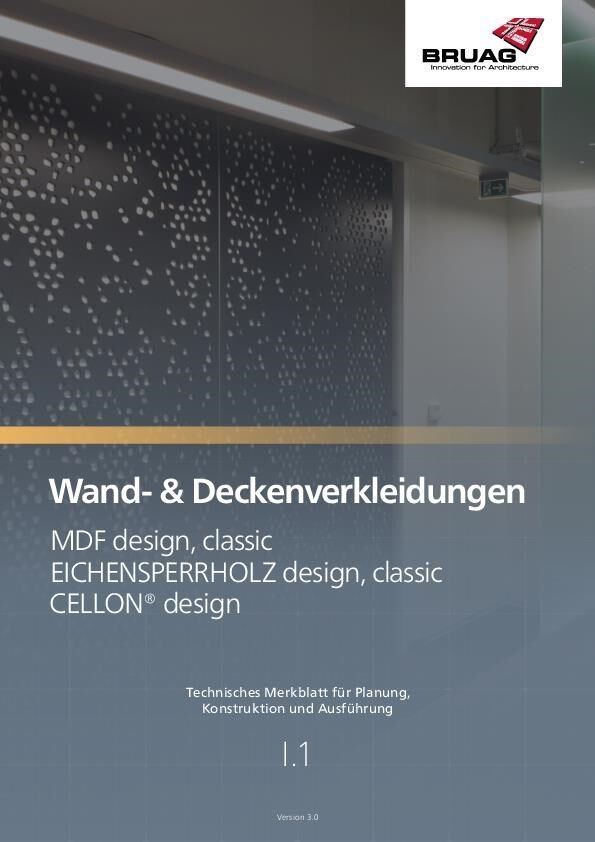 Wand- und Deckenbekleidungen