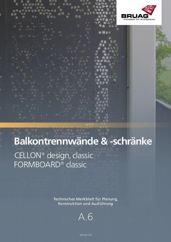 Balkontrennwände und -schränke