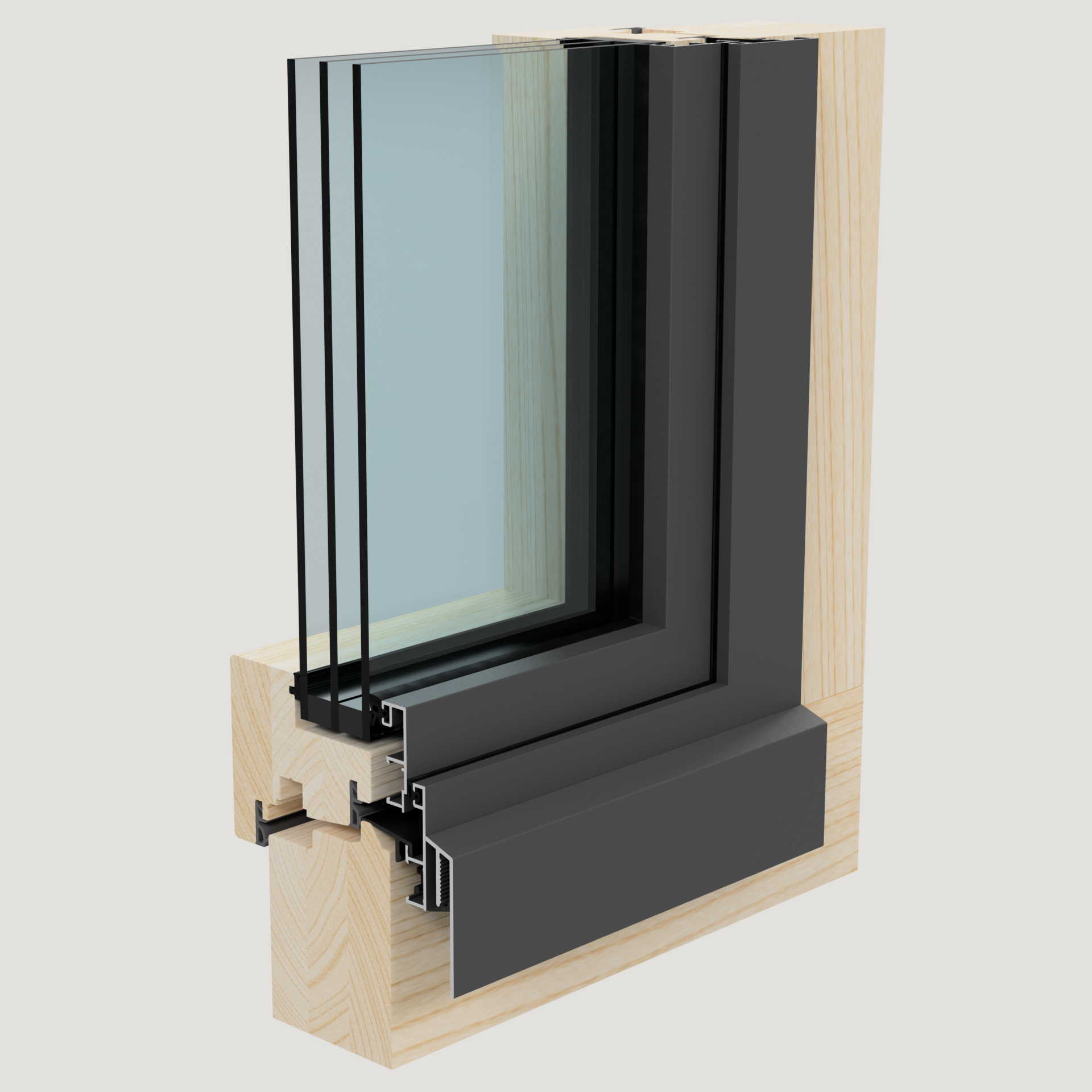 Holz/Metall-Fenstersystem «evowin» von Schweizer Holz/Metall-Fenstersystem «evowin» von Schweizer