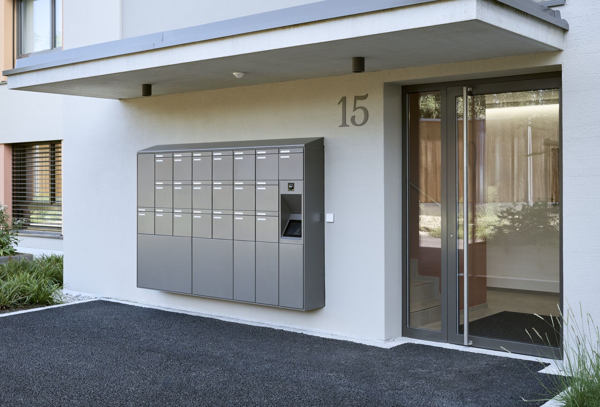 Smarte Paketbox-Anlage von Ernst Schweizer AG Smarte Paketbox-Anlage von Ernst Schweizer AG