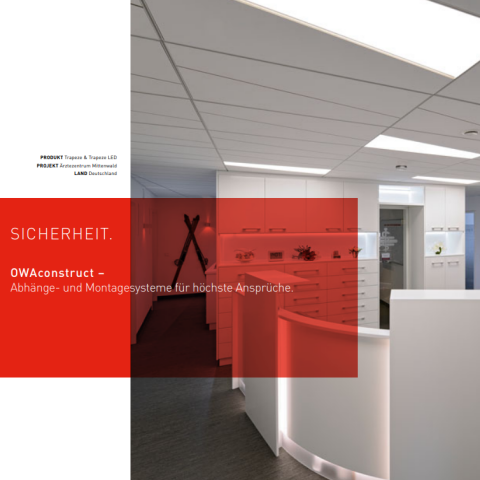 «OWAconstruct» – Abhänge- und Montagesysteme für höchste Ansprüche