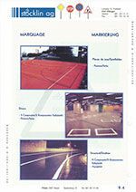 Markierungen für den Aussen- und Innenbereich