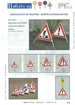 Faltsignale, Leitkegel, Leitblanken