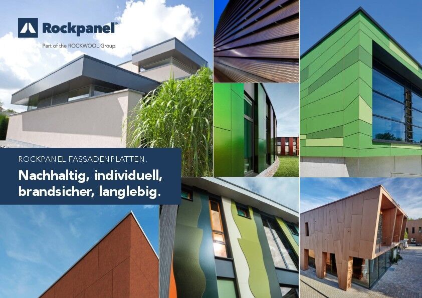 Rockpanel Sortimentsbroschüre