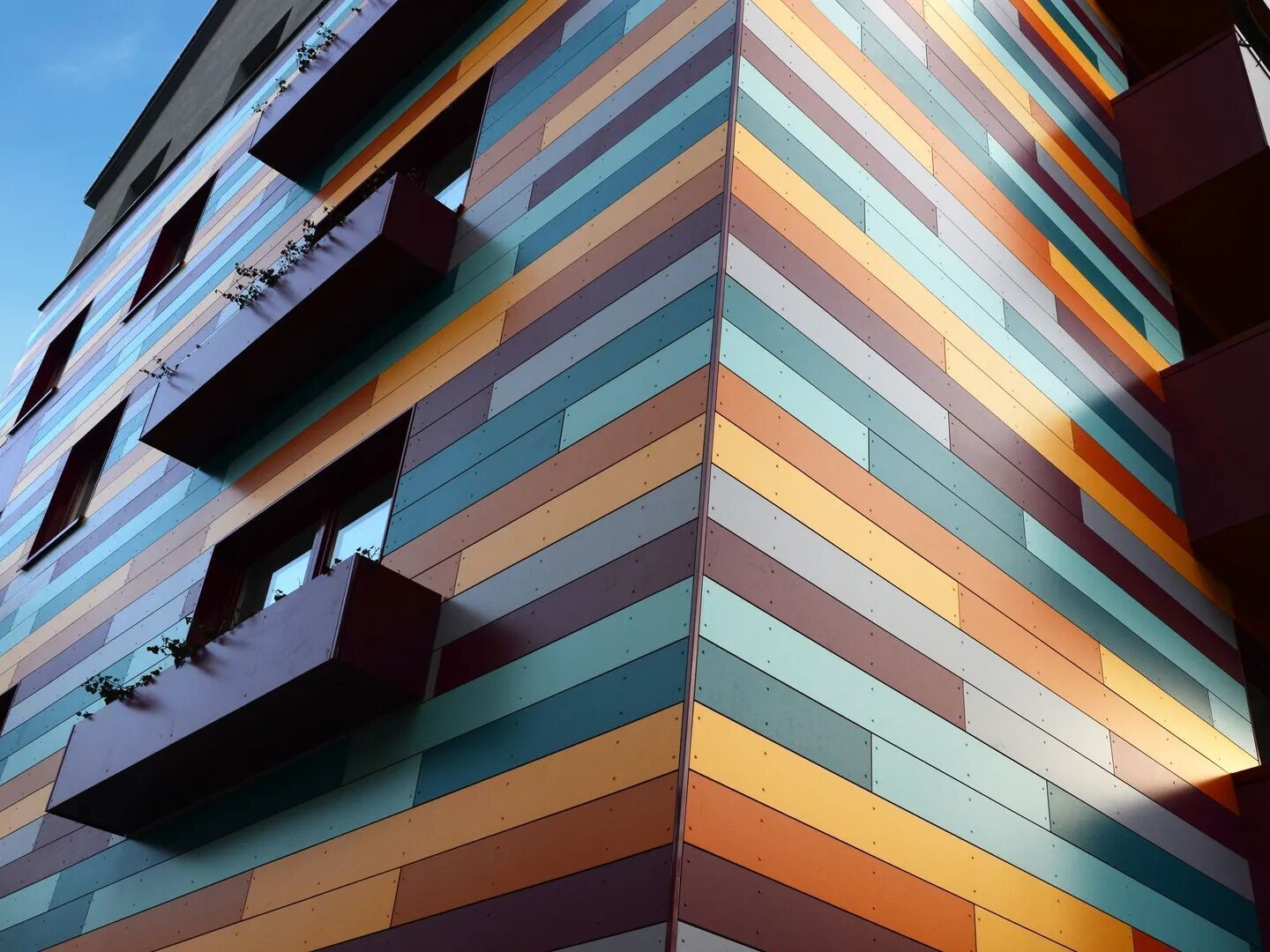 Rockpanel Profile sind in nahezu allen RAL/NCS Farben passend zum gewählten Design erhältlich. Rockpanel Profile sind in nahezu allen RAL/NCS Farben passend zum gewählten Design erhältlich.