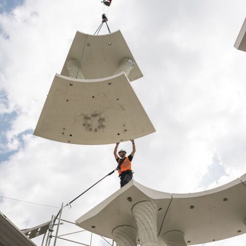 Coffrages et produits en béton