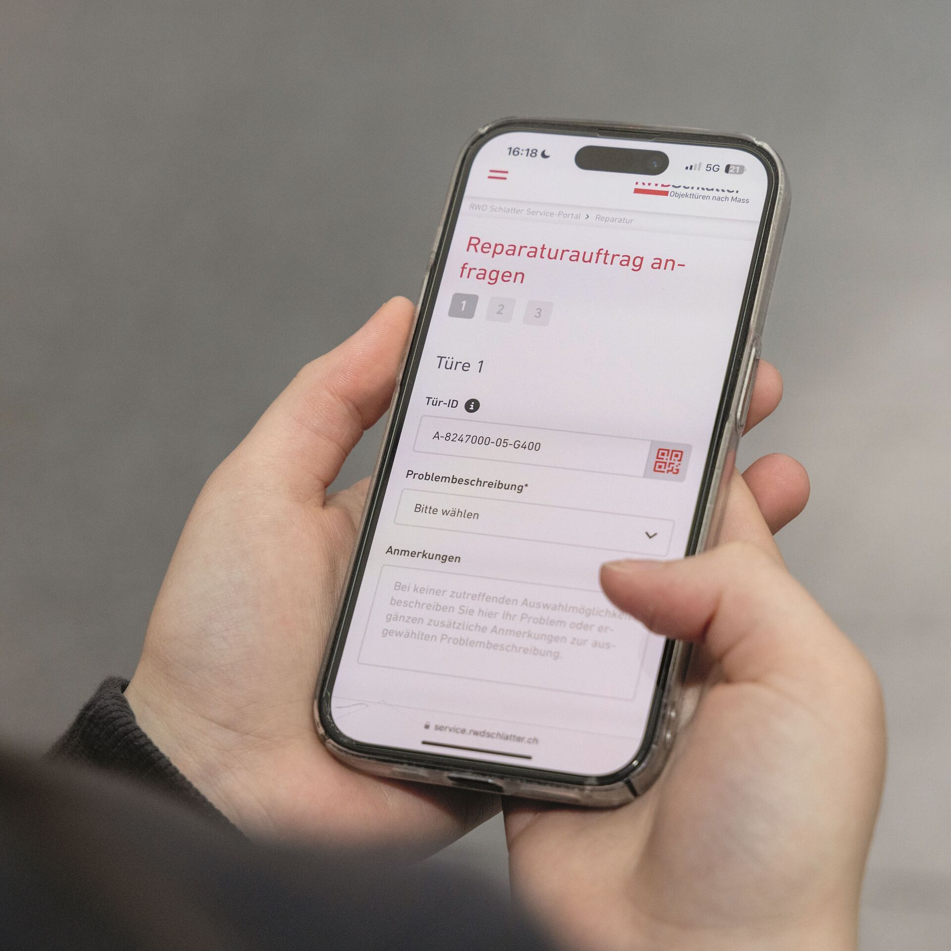 Service-Portal RWD Schlatter Service-Portal RWD Schlatter