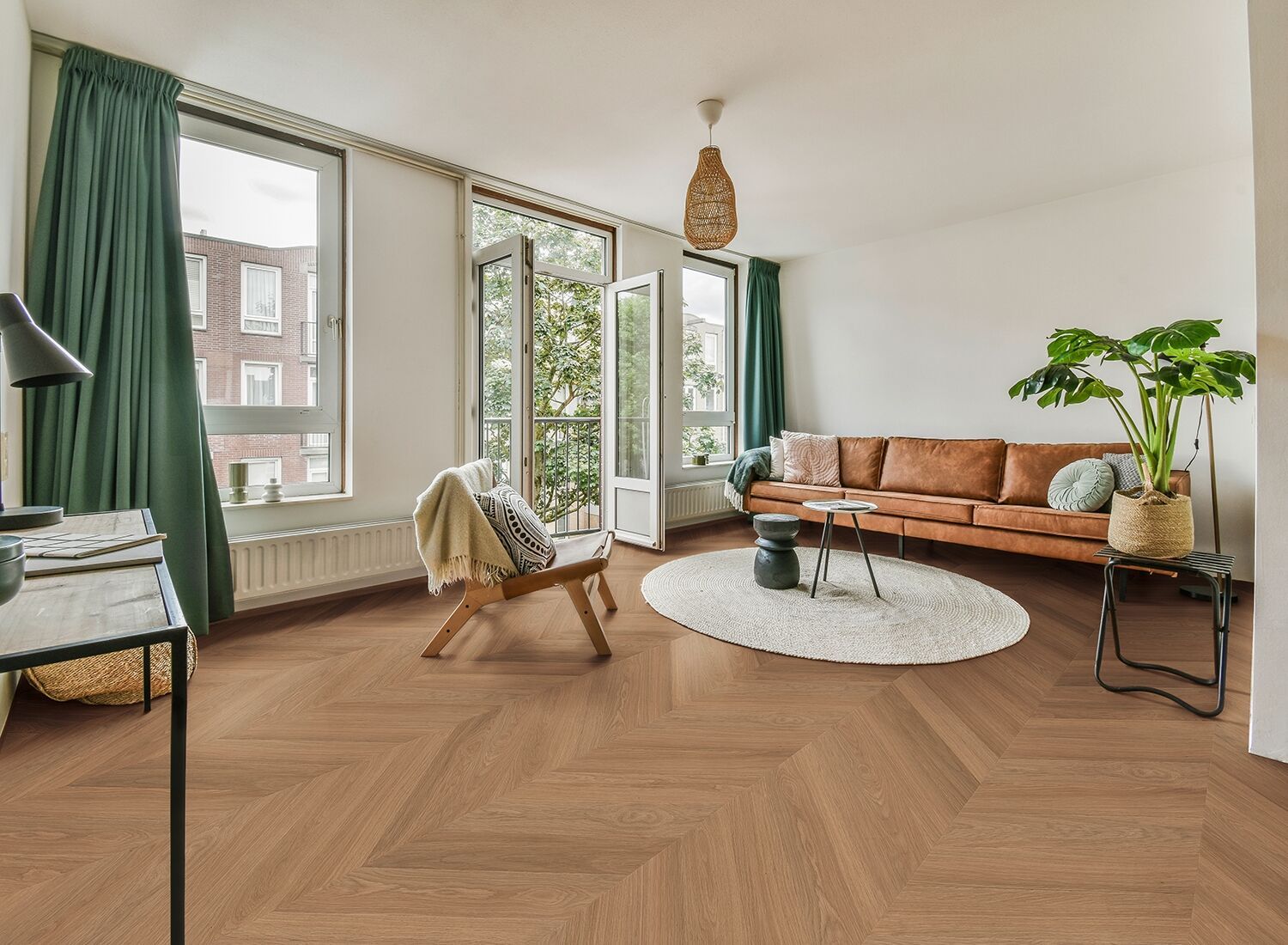 «DUPLEX XL ARTIX» Chevron oak amber «DUPLEX XL ARTIX» Chevron oak amber