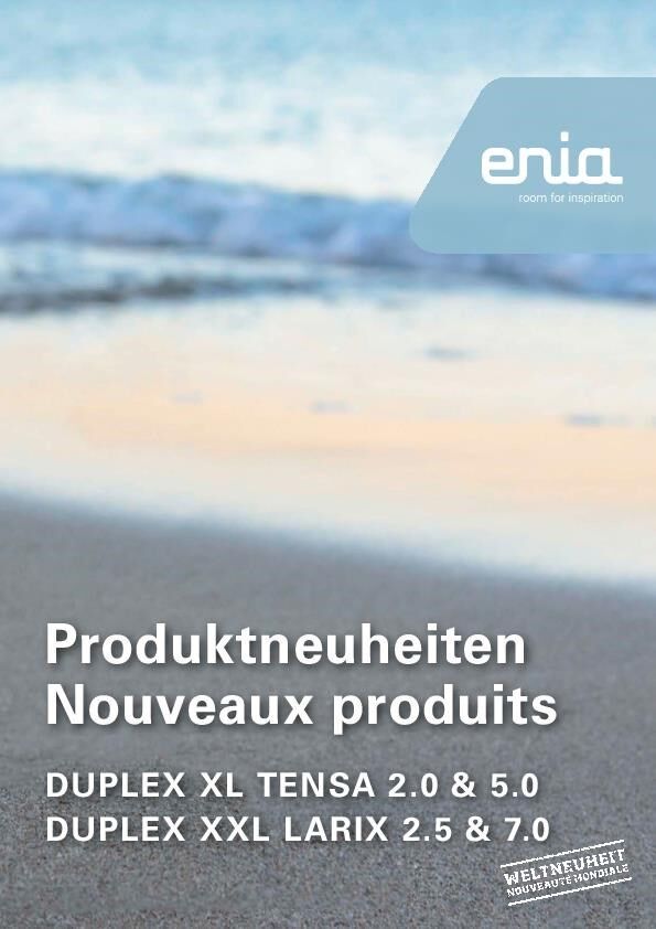 Nouveautés produits Larix, Tensa