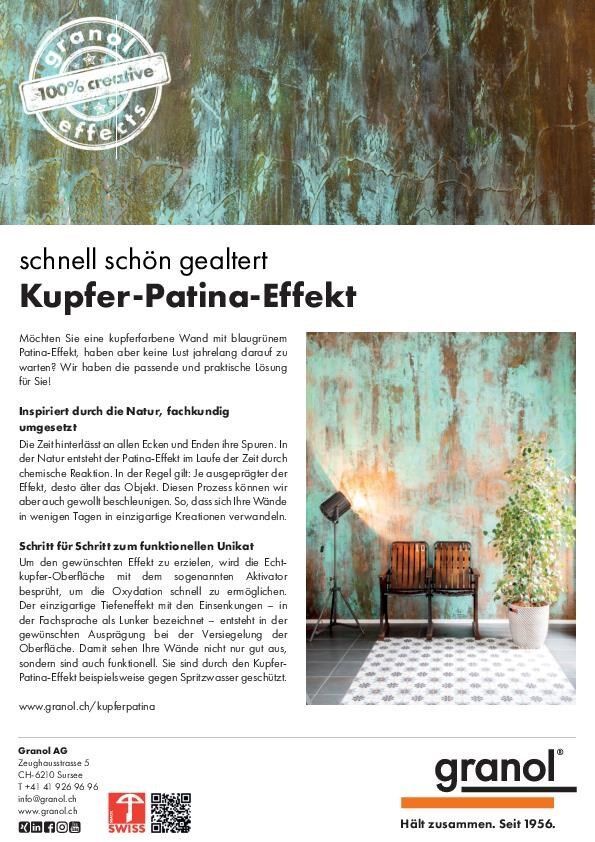 Flyer Kupfer-Patina