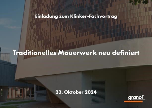 Einladung Klinker-Fachvortrag
