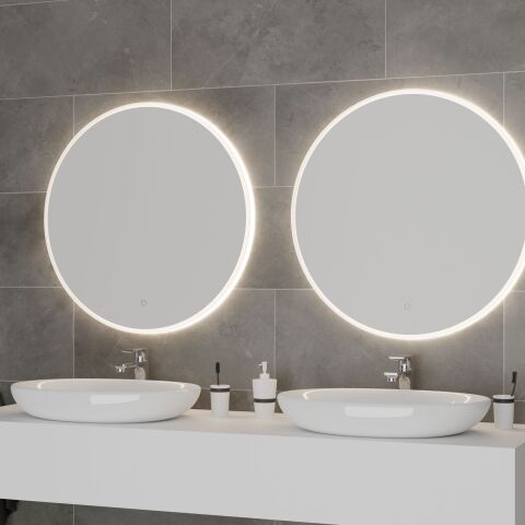 Miroir lumineux Unique LED rond