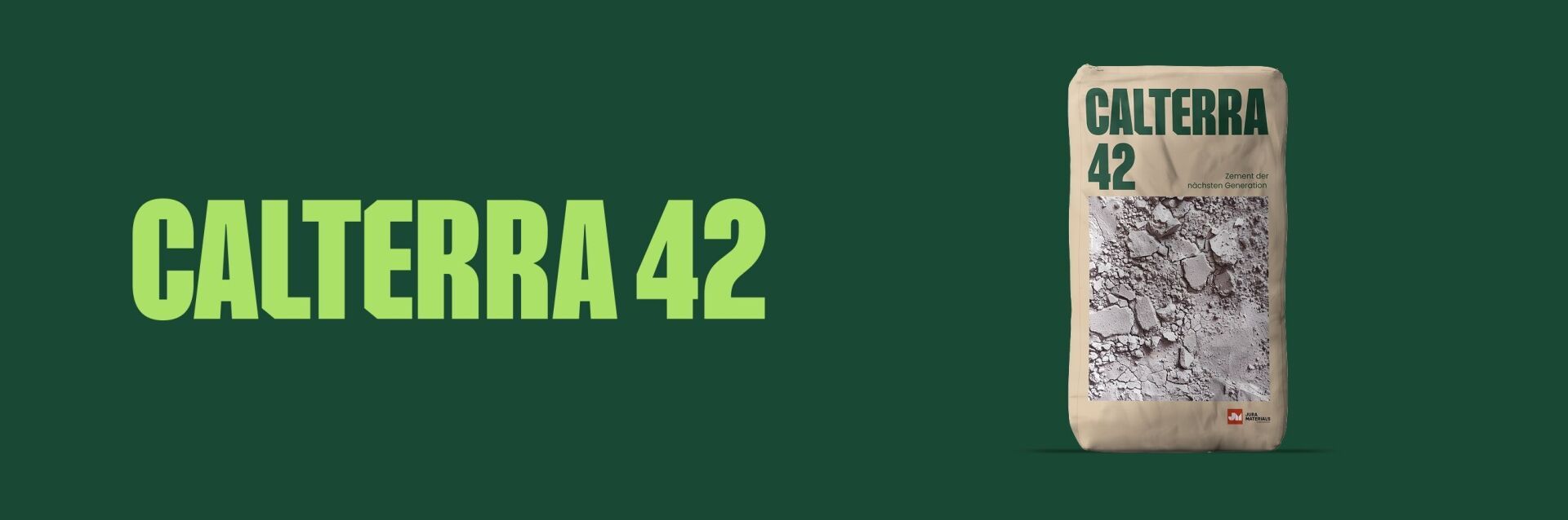 Calterra 42 ist ein Zement von JURA Materials auf Basis von lokal kalziniertem Ton. | Foto © JURA Materials Calterra 42 ist ein Zement von JURA Materials auf Basis von lokal kalziniertem Ton. | Foto © JURA Materials