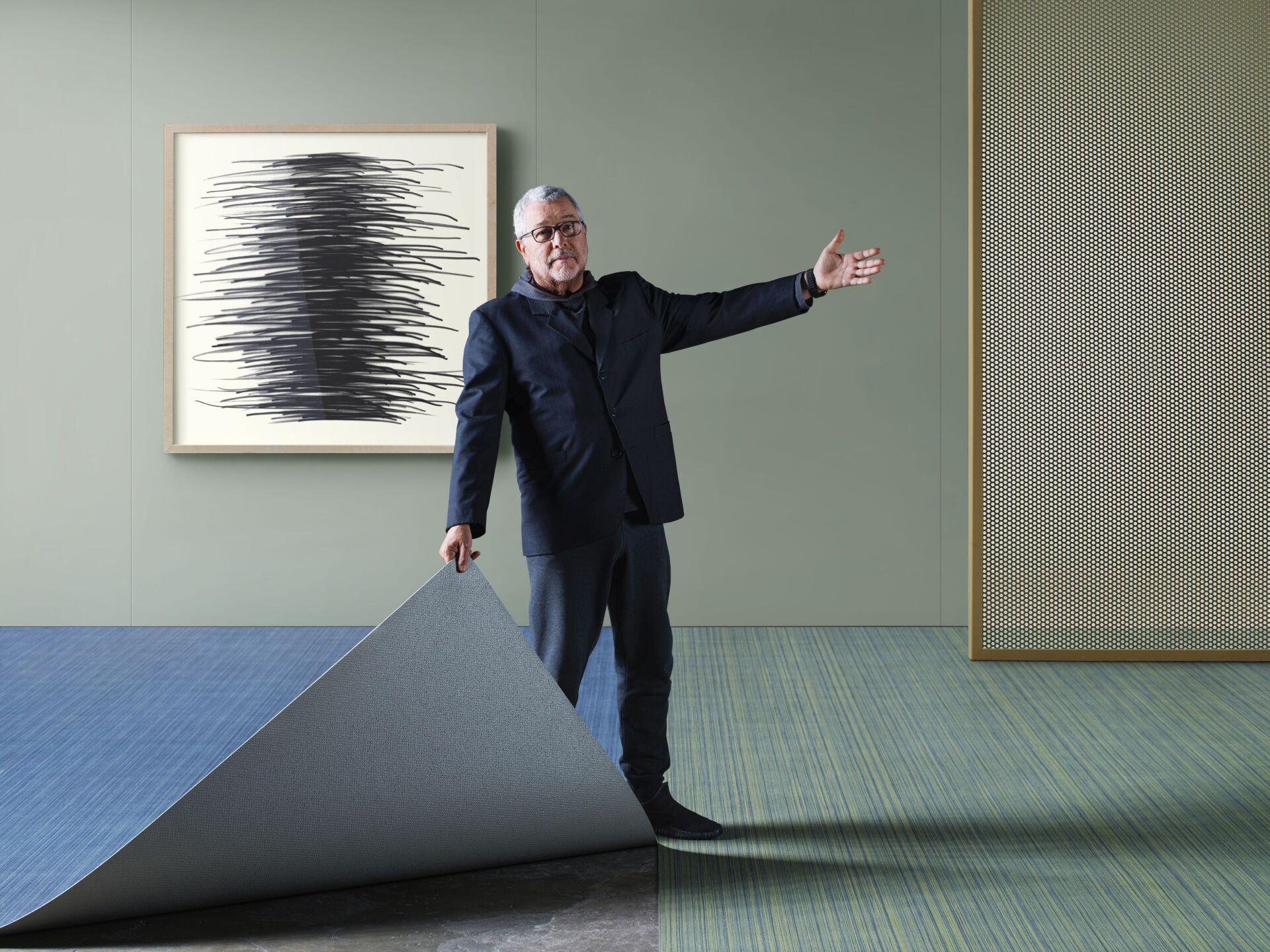 Flotex Next ist eine textile Loose-Lay-Lösung, die dank einer innovativen Next-Rückenkonstruktion ohne Klebstoff verlegt werden kann. | Foto: Forbo-Giubiasco SA Flotex Next ist eine textile Loose-Lay-Lösung, die dank einer innovativen Next-Rückenkonstruktion ohne Klebstoff verlegt werden kann. | Foto: Forbo-Giubiasco SA