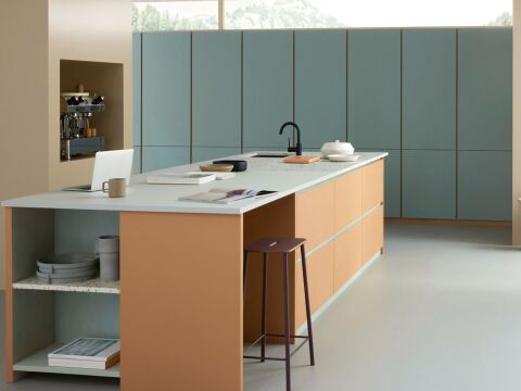 Linoleum als Möbeloberfläche