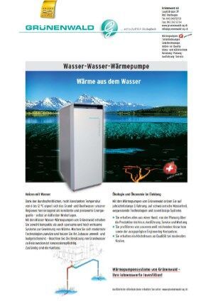Wasser-Wasser-Wärmepumpe