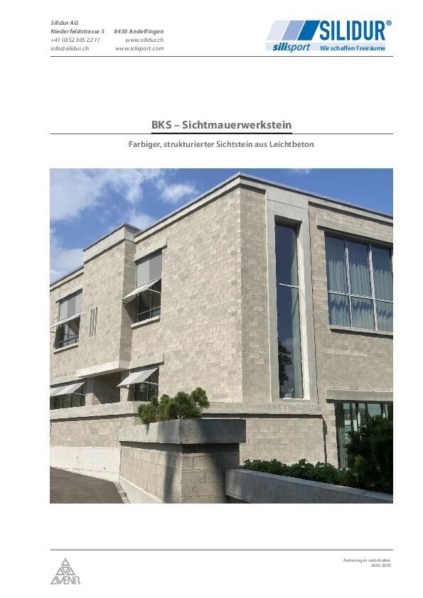 BKS – Sichtmauerwerkstein