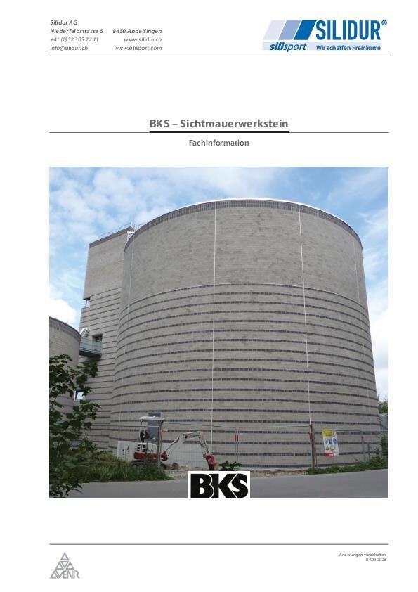 BKS – Fachinformation