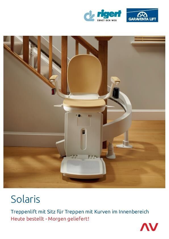 Broschüre Treppenlift Solaris