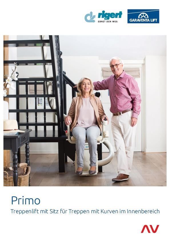 Broschüre Treppenlift Primo