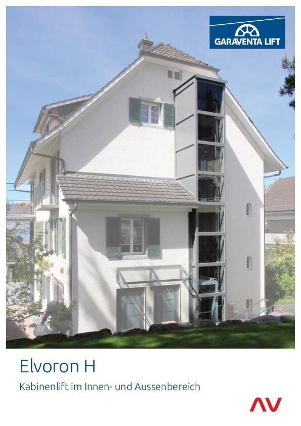 Broschüre Homelift Elvoron H