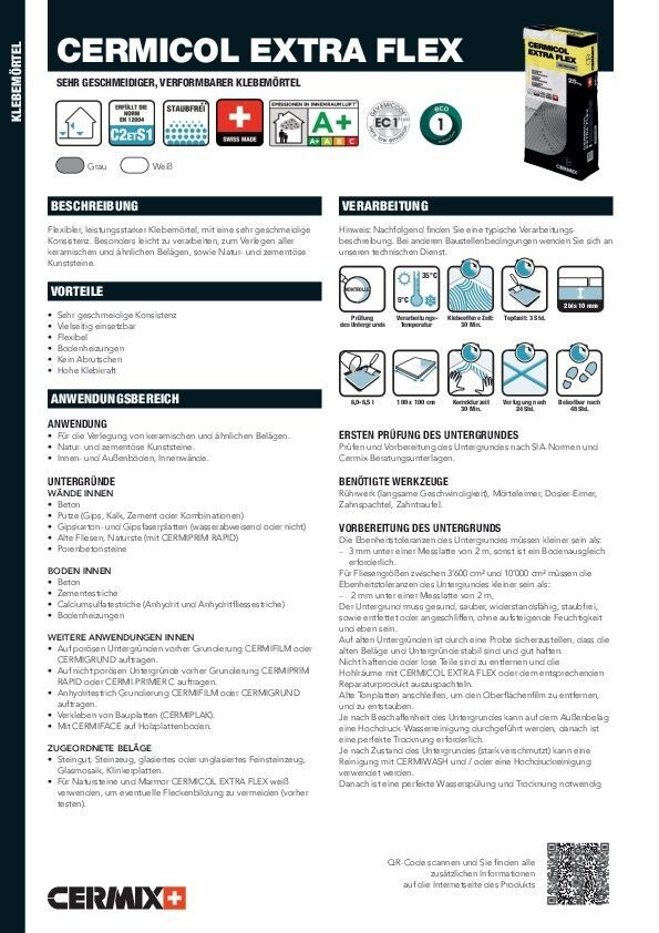Klebemörtel CERMICOL-EXTRA-FLEX